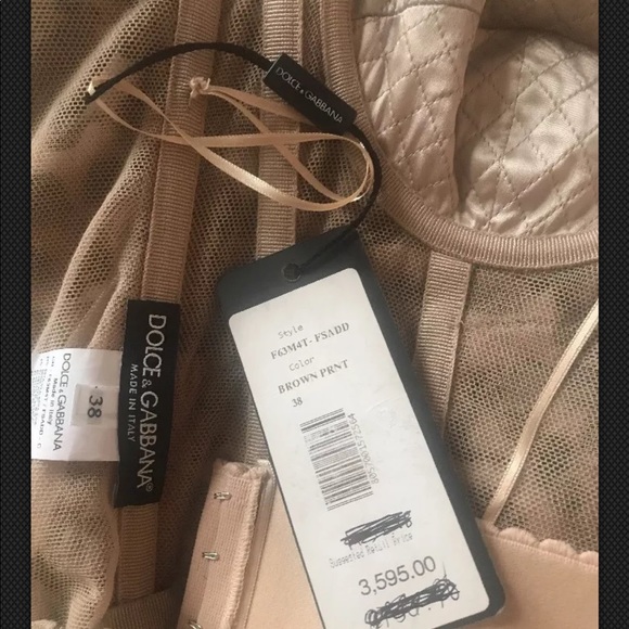 DOLCE & GABBANA Leopard Print Ruched Midi Dress - Picture 7 of 8